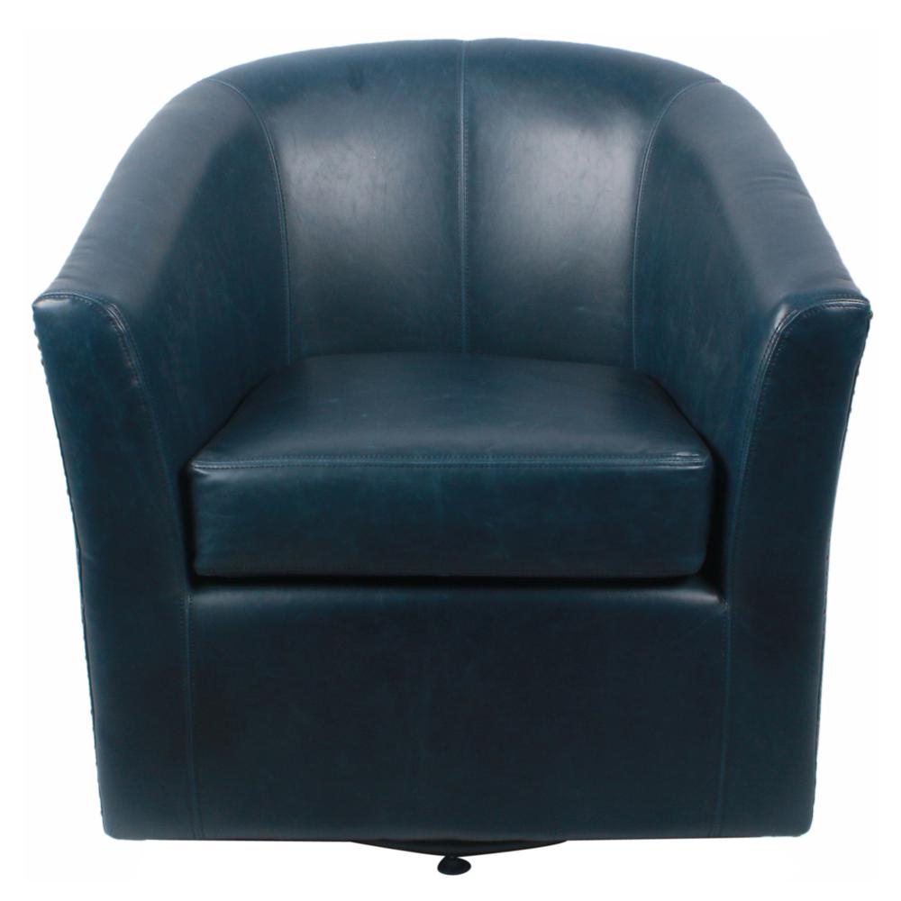 Ernest Bonded Leather Swivel Chair. Picture 2