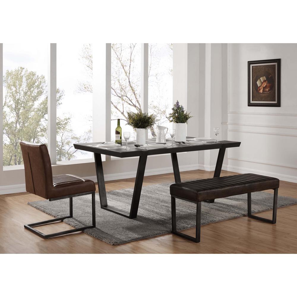 Ronan PU Leather Dining Chair, (Set of 2). Picture 8