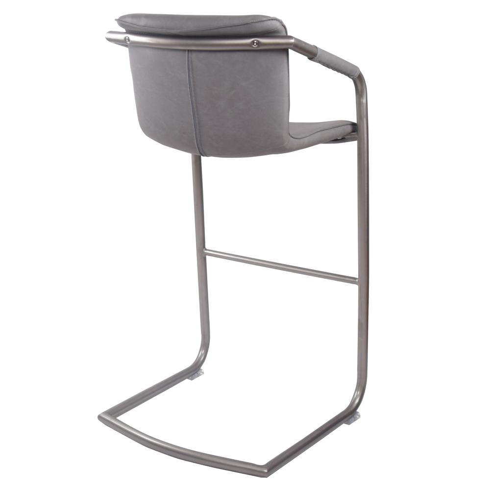 Indy PU Leather Bar Stool, (Set of 2). Picture 5