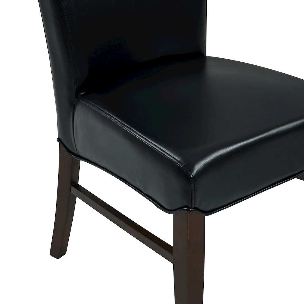 Milton Bonded Leather Dining Side Chair, (Set of 2). Picture 2