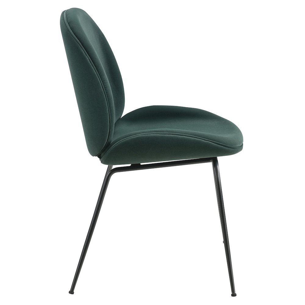 Lucy Velvet Dining Chair, (Set of 2). Picture 4
