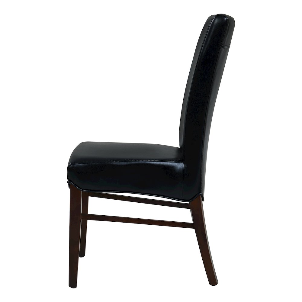 Milton Bonded Leather Dining Side Chair, (Set of 2). Picture 3