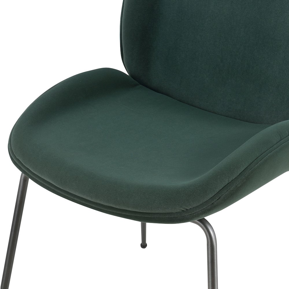 Lucy Velvet Dining Chair, (Set of 2). Picture 5