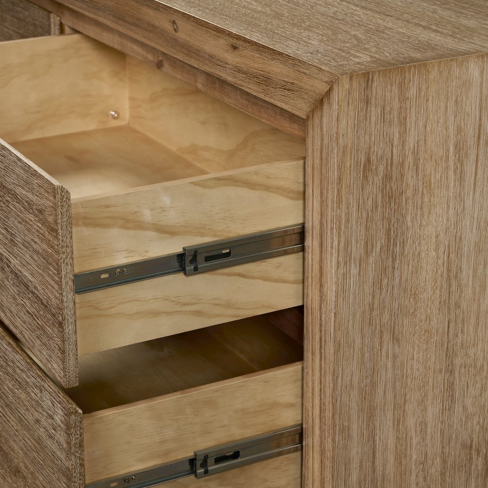 Zerano 6-Drawer Dresser - Brushed Smoke. Picture 12