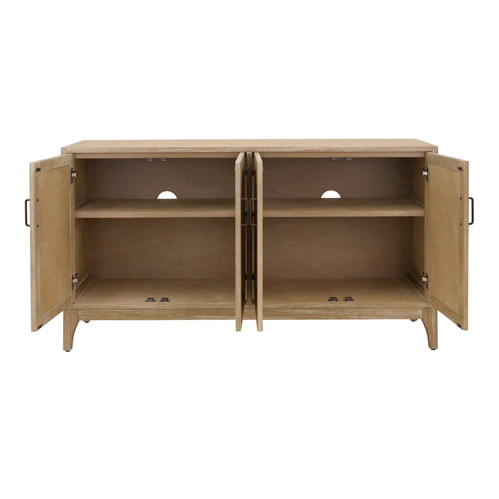 Chantilly 4-Door Buffet - Brushed Sand. Picture 9