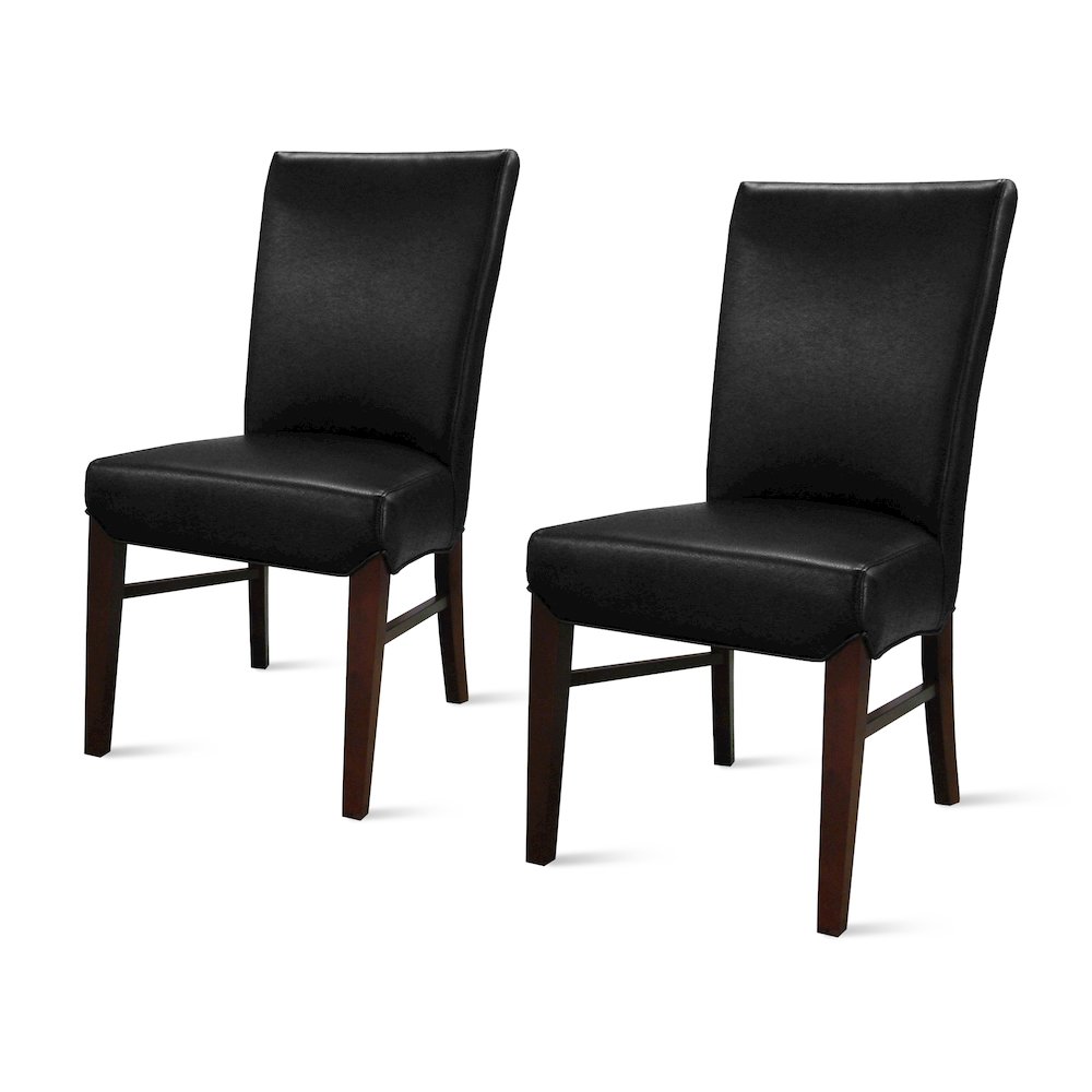 Milton Bonded Leather Dining Side Chair, (Set of 2). Picture 8