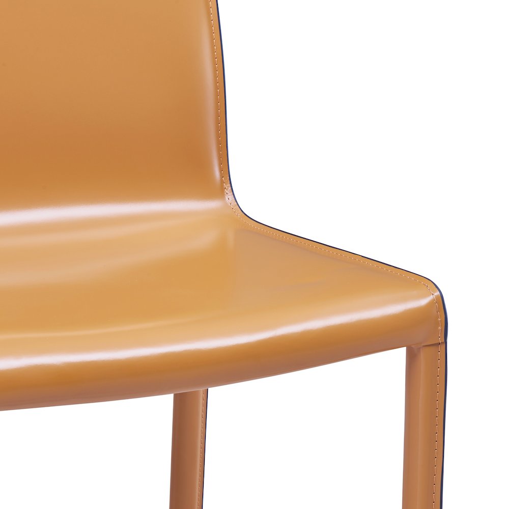 Gervin Recycled Leather Chair, (Set of 2). Picture 5