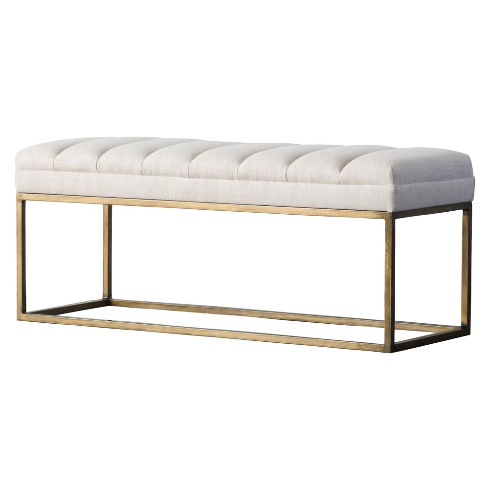 Fabric Bench, Shortbread Beige. Picture 1