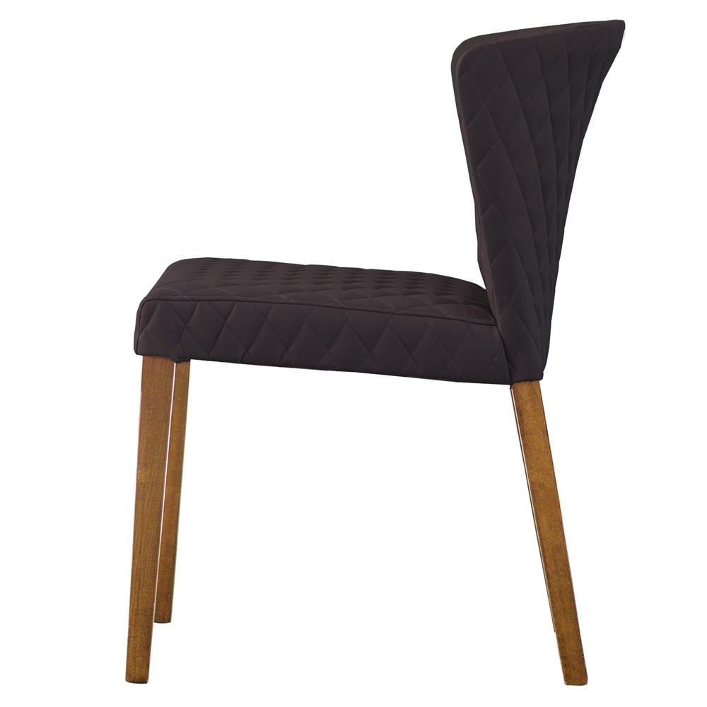 Albie Diamond Stitching PU Leather Chair, (Set of 2). Picture 3
