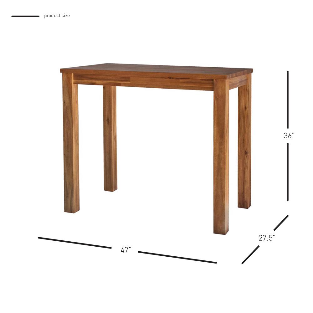 36" High Table, Amber. Picture 2