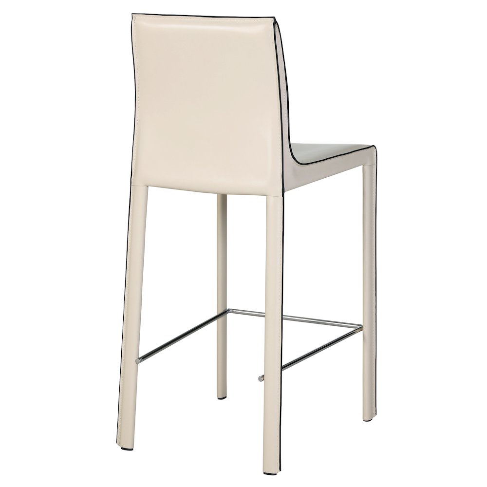 Gervin Recycled Leather Counter Stool, (Set of 2). Picture 4