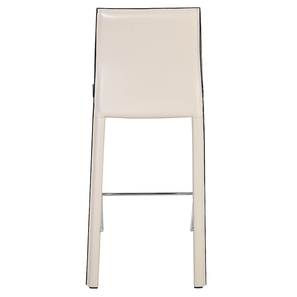 Gervin Recycled Leather Counter Stool, (Set of 2). Picture 3