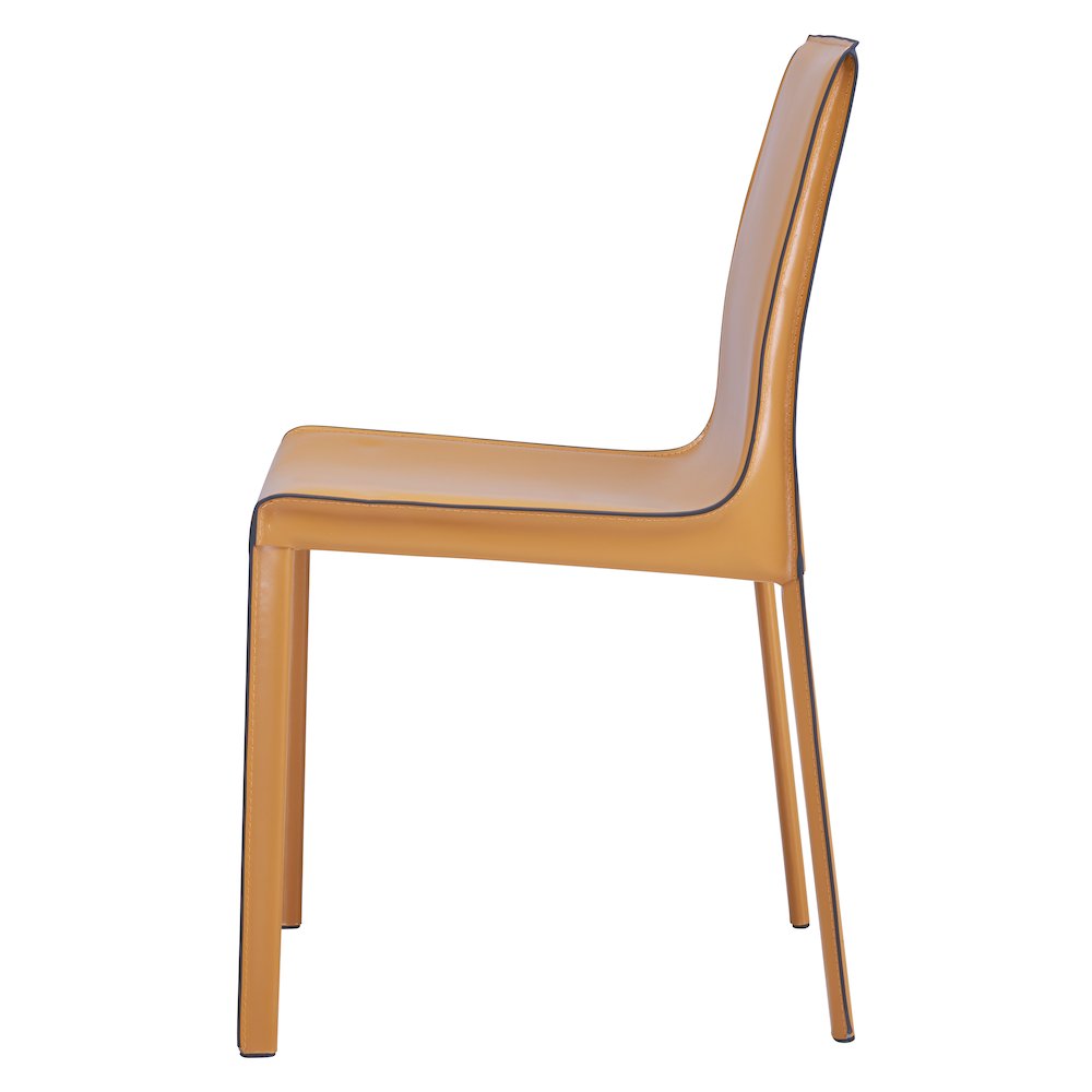Gervin Recycled Leather Chair, (Set of 2). Picture 2