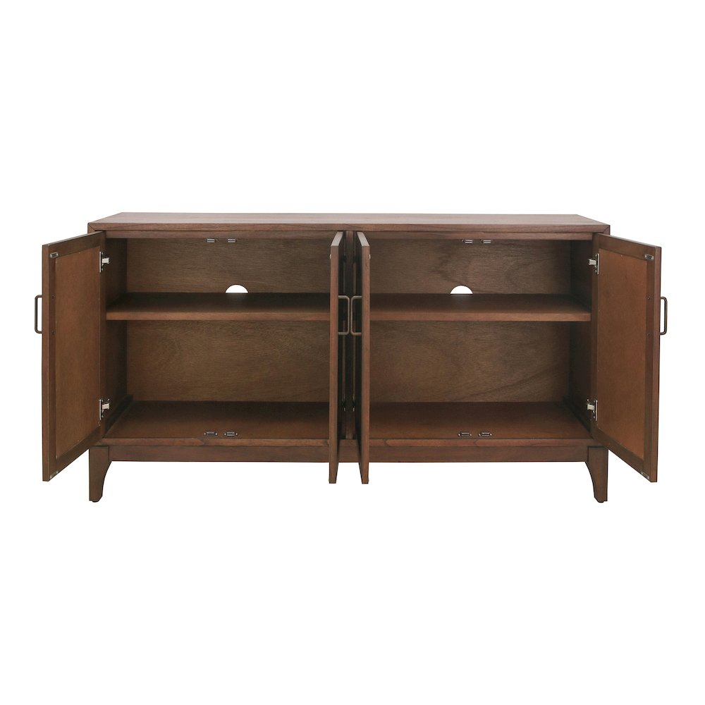 Chantilly 4-Door Buffet - Walnut. Picture 9