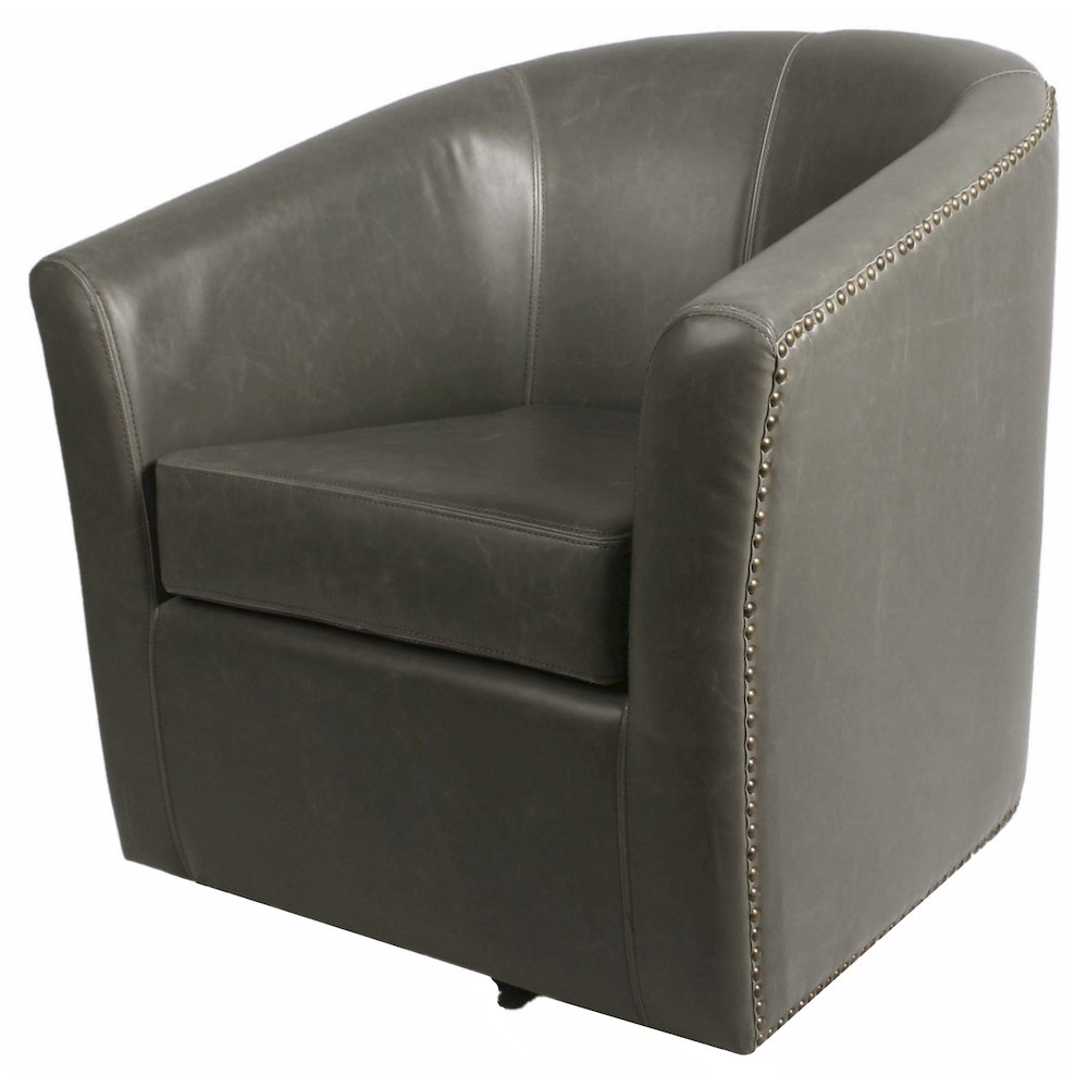 Ernest Bonded Leather Swivel Chair. Picture 9
