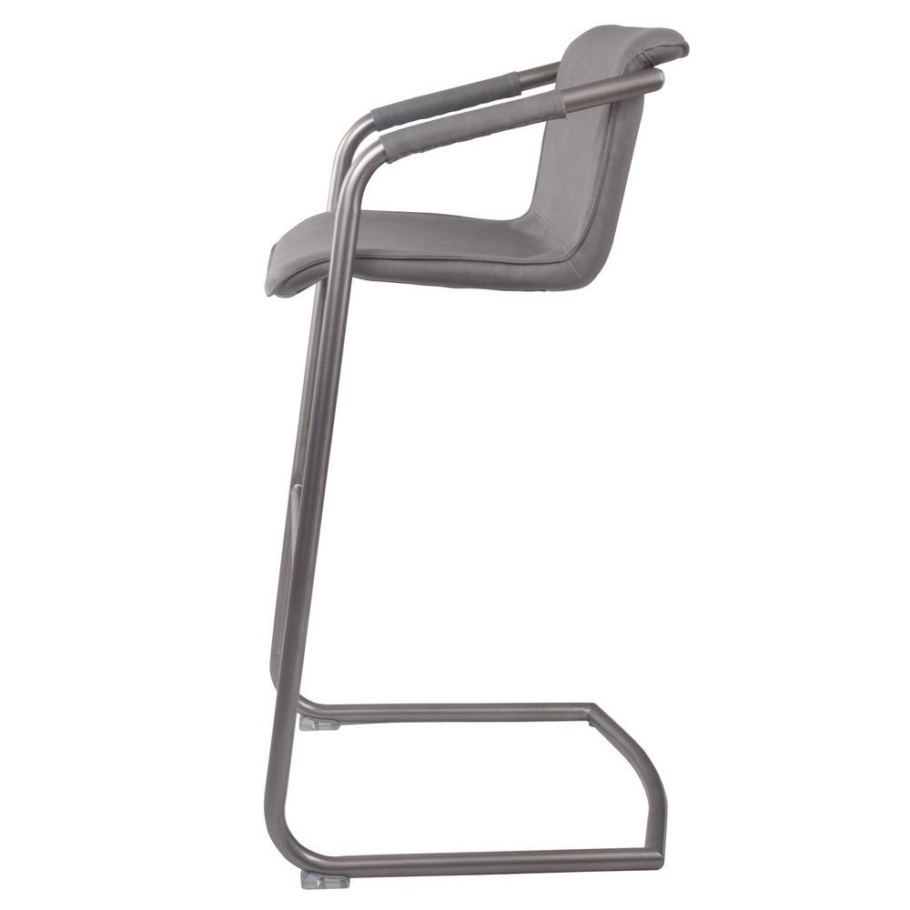 Indy PU Leather Bar Stool, (Set of 2). Picture 3