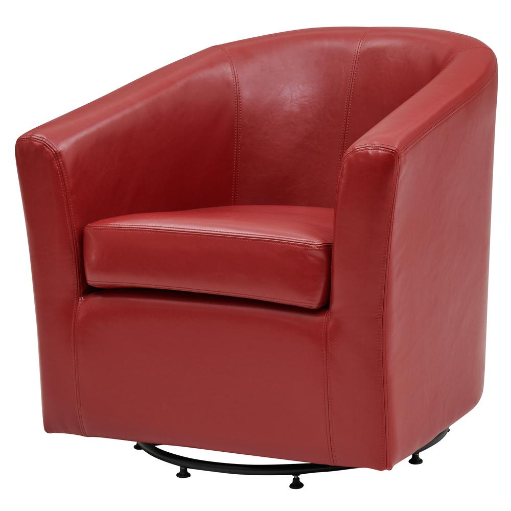 Hayden Swivel Bonded Leather Char. Picture 1