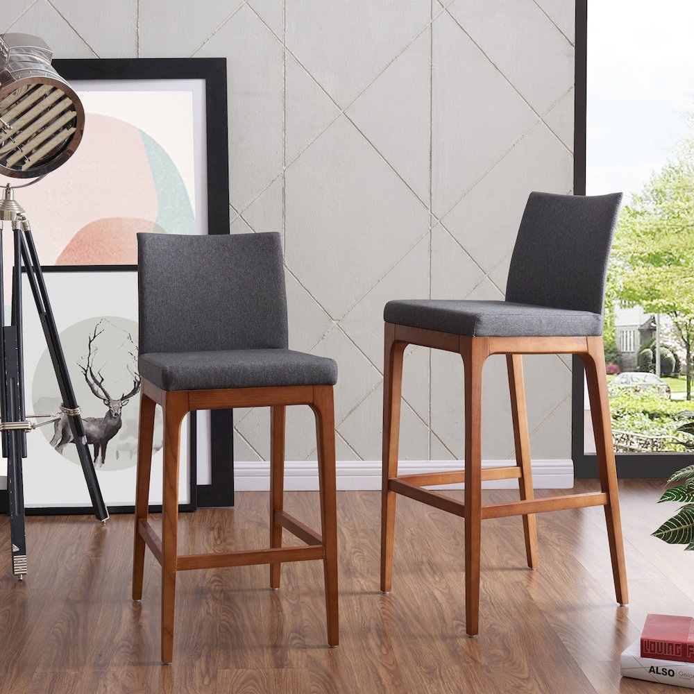 Devon Fabric Counter Stool, (Set of 2). Picture 6