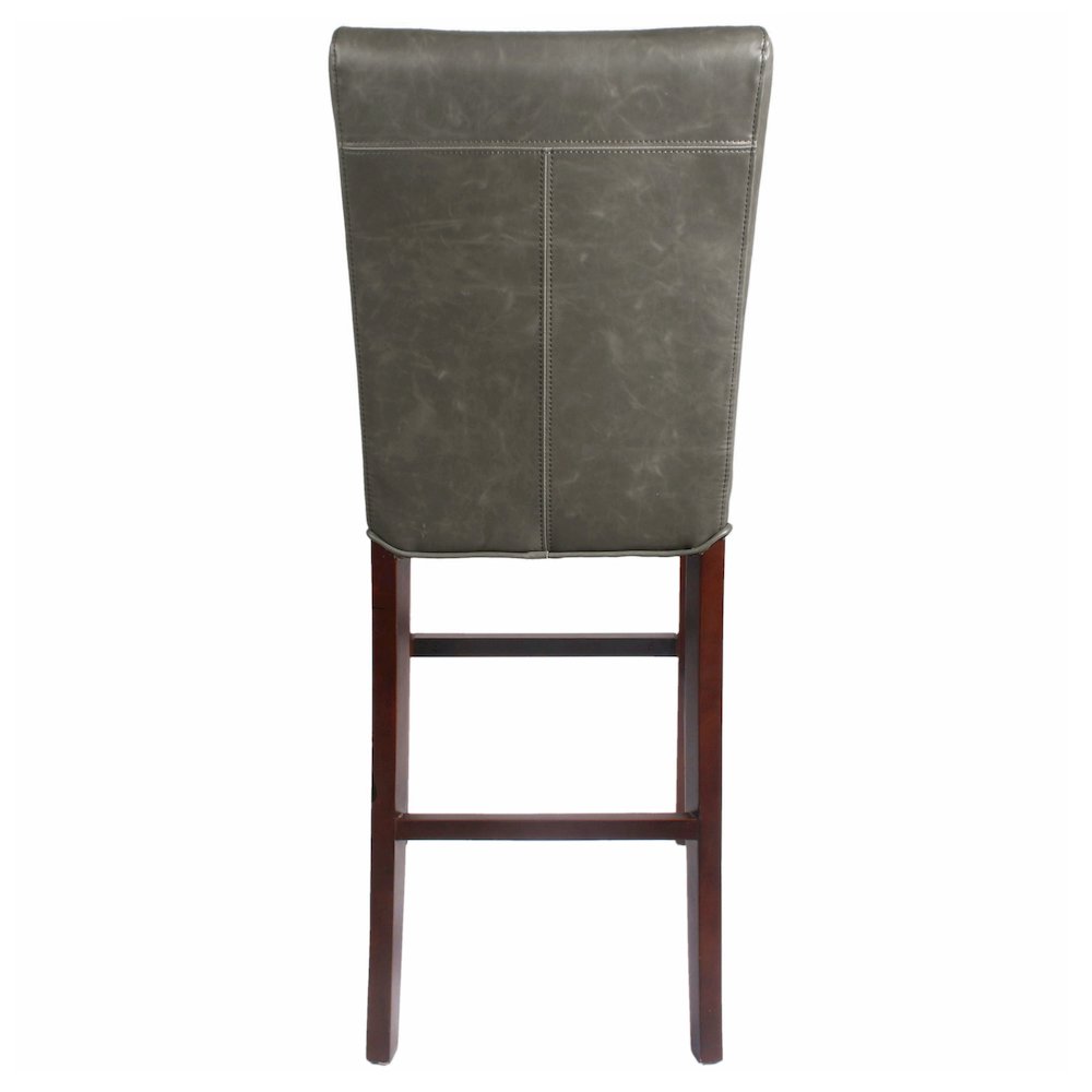 Milton Bonded Leather Bar Stool. Picture 4