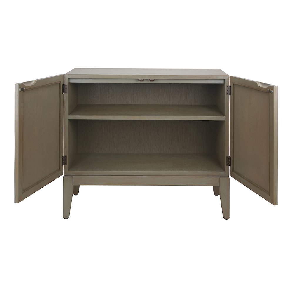Deria 2-Door Cabinet - Sagewood. Picture 9