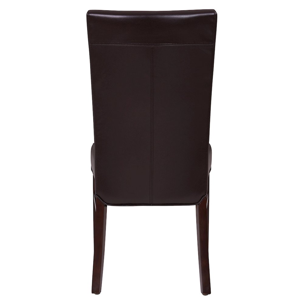 Milton Bonded Leather Dining Side Chair, (Set of 2). Picture 3