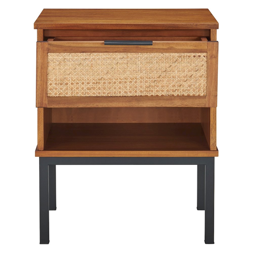 Caine Rattan Nightstand. Picture 3