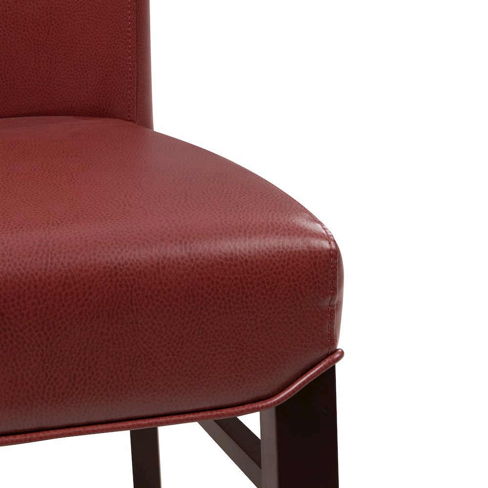 Milton Bonded Leather Dining Side Chair, (Set of 2). Picture 5