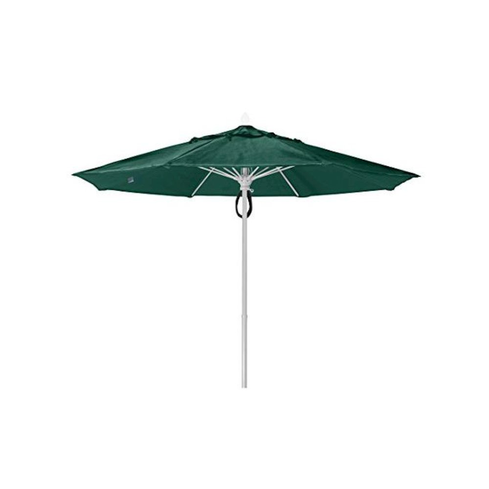 9' Oct Market 8 Rib with Forest Green Marine Grade Solution Dyed Acrylic Canopy. Picture 1