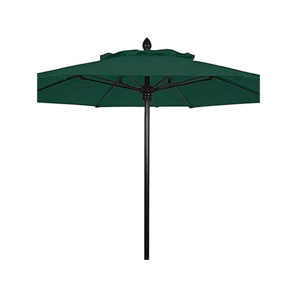 7.5' Oct Market 8 Rib with Forest Green Marine Grade Solution Canopy. Picture 1