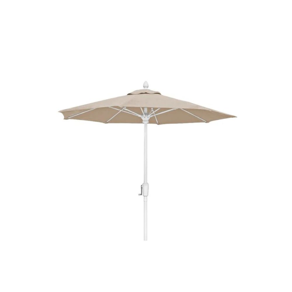 7.5' Oct Patio Umbrella 6 Rib with Beige Solution Dyed Poly Canopy. Picture 1