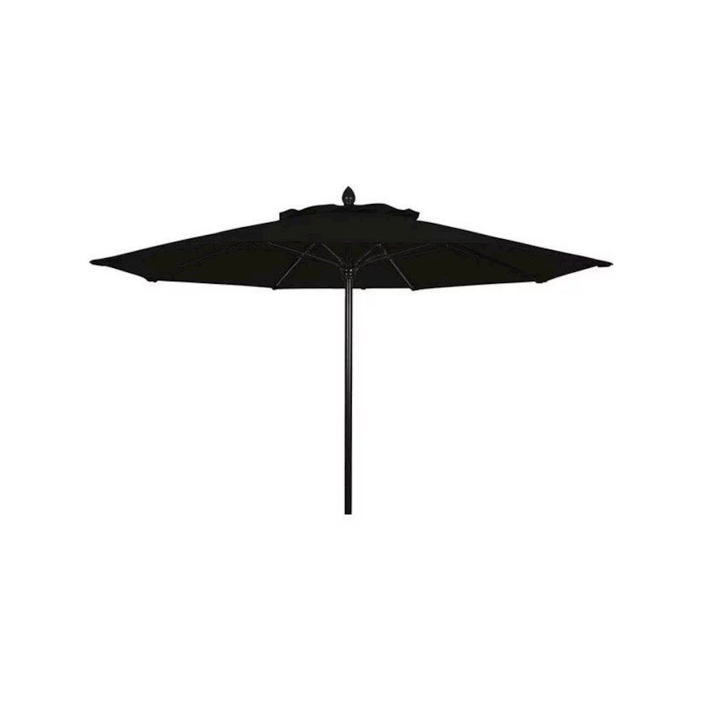 7.5' Oct Market 8 Rib with Black Marine Grade Solution Dyed Acrylic Canopy. Picture 1
