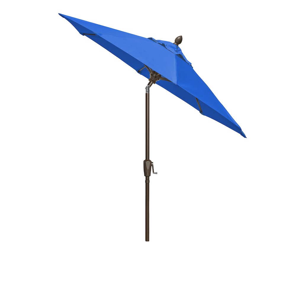 7.5' Oct Market 8 Rib Crank with Pacific Blue Marine Grade Solution Canopy. Picture 1