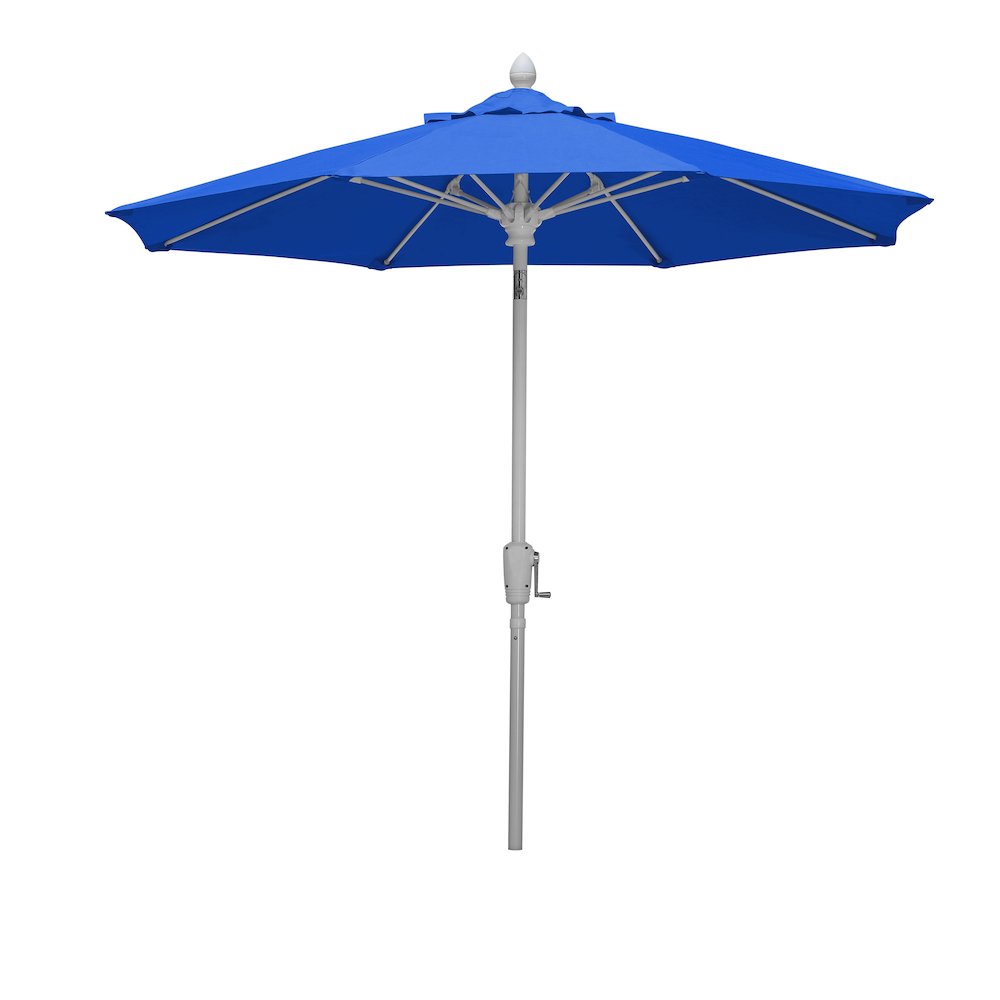 7.5' Oct Market 8 Rib Crank with Pacific Blue Marine Grade Solution Canopy. Picture 3