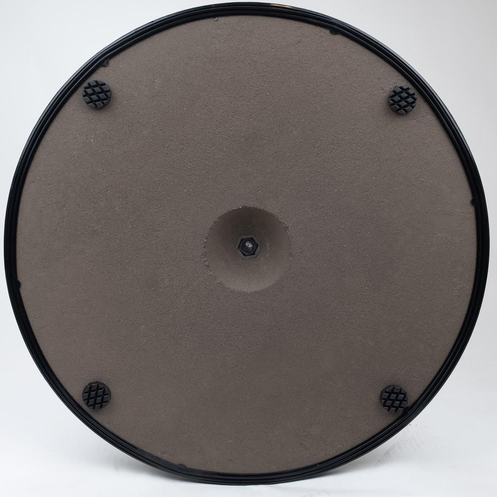 55 lb Champagne Concrete Base Fits up to 1.75" Diameter Umbrella Poles. Picture 3