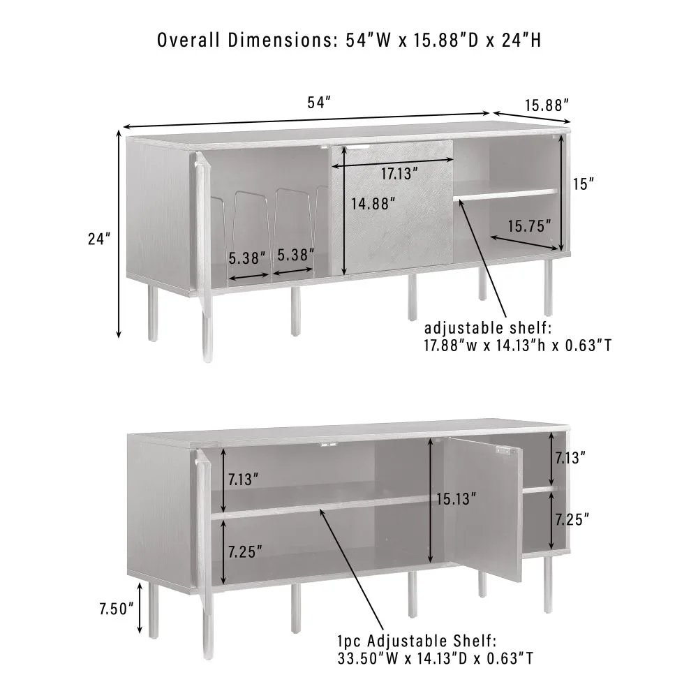 Brody Record Storage Sideboard. Picture 3