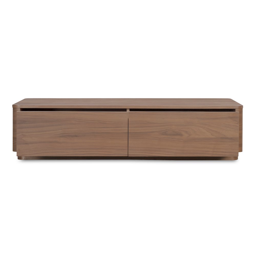 Round Off Coffee Table Walnut Brown. Picture 6