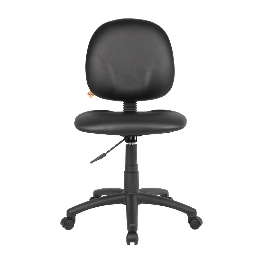 Boss Diamond Task Chair In Black Caressoft. Picture 3