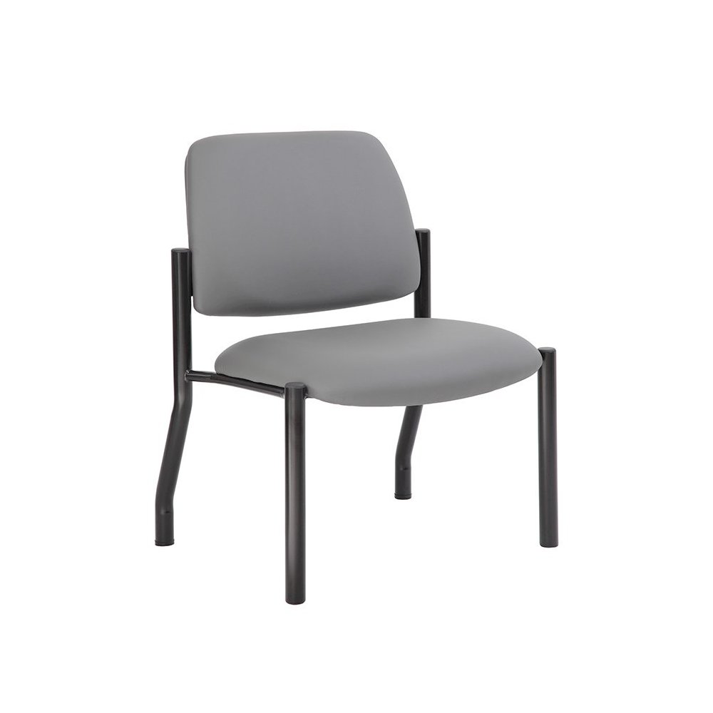 Boss Antimicrobial Armless Guest Chair, 400 lb. weight capacity. Picture 1