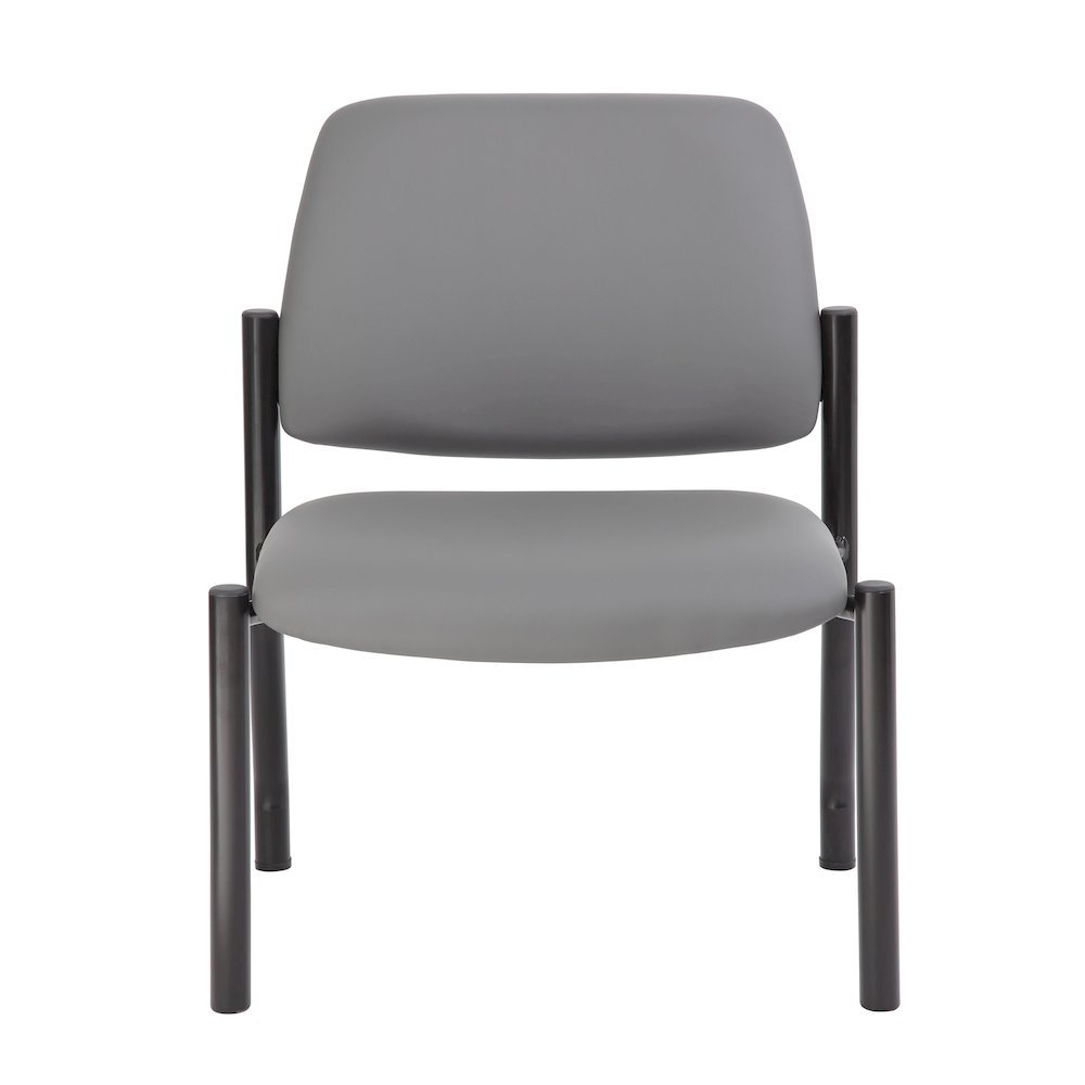 Boss Antimicrobial Armless Guest Chair, 400 lb. weight capacity. Picture 2