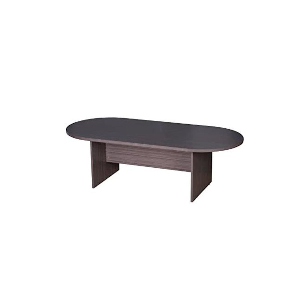 Boss 95W X 43D Race Track Conference Table, Driftwood. Picture 1