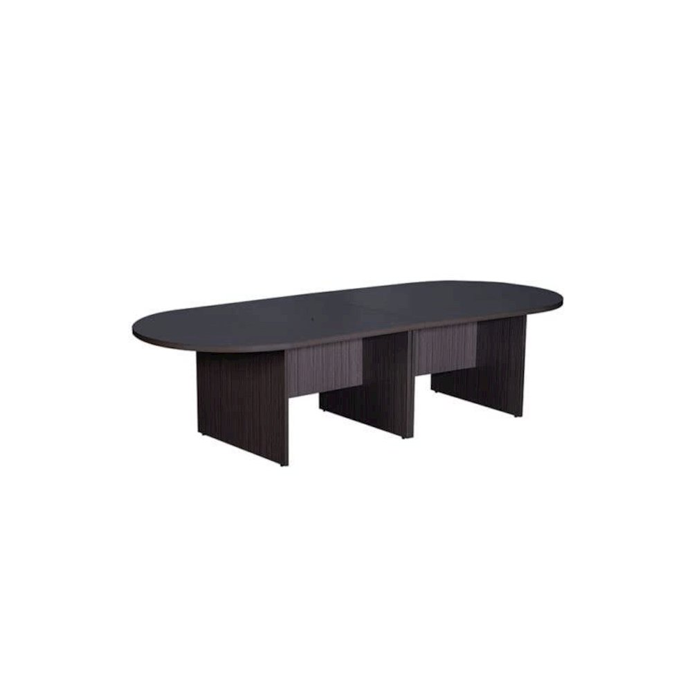 Boss 10Ft Race Track Conference Table - Driftwood. Picture 1