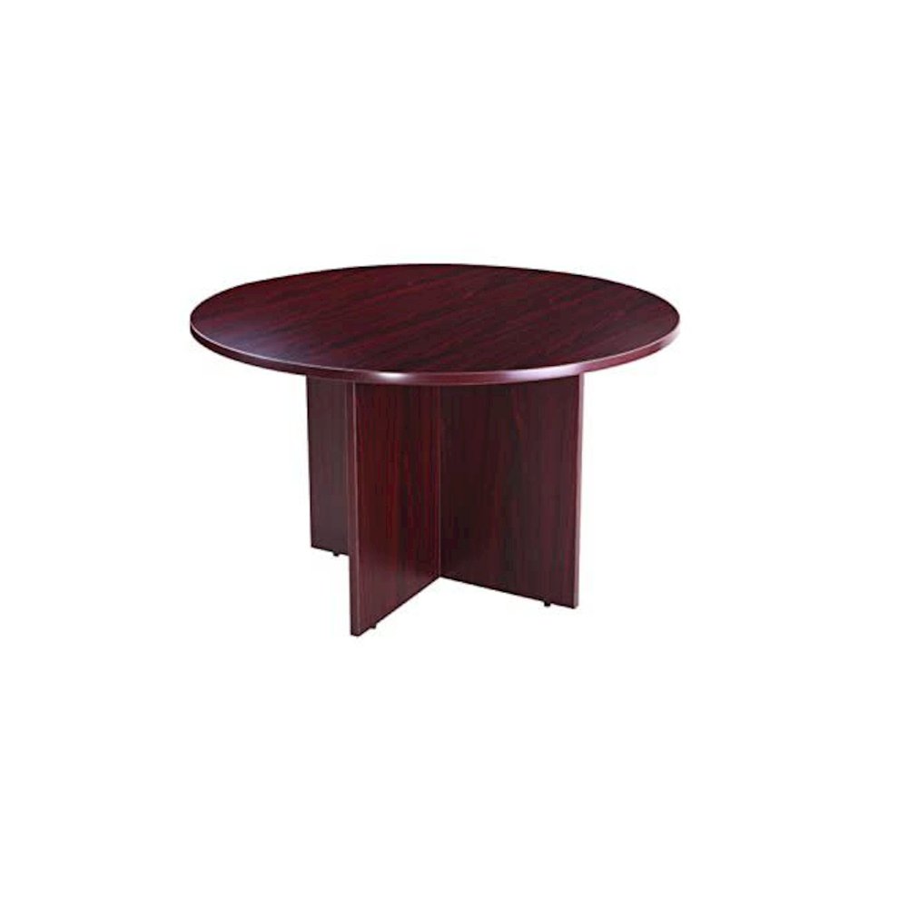 Boss 42" Round Table, Driftwood. Picture 1