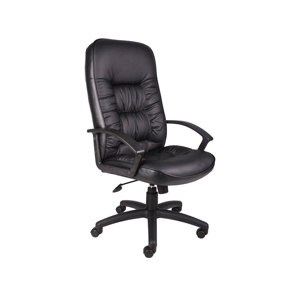 Boss High Back LeatherPlus Chair. Picture 1