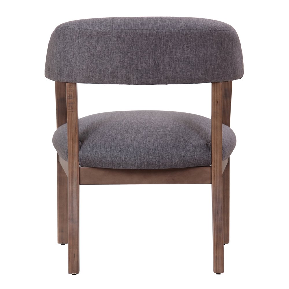 Gray Captains Chair for Office Furniture or Poker Room, No Wheels Design. Picture 6