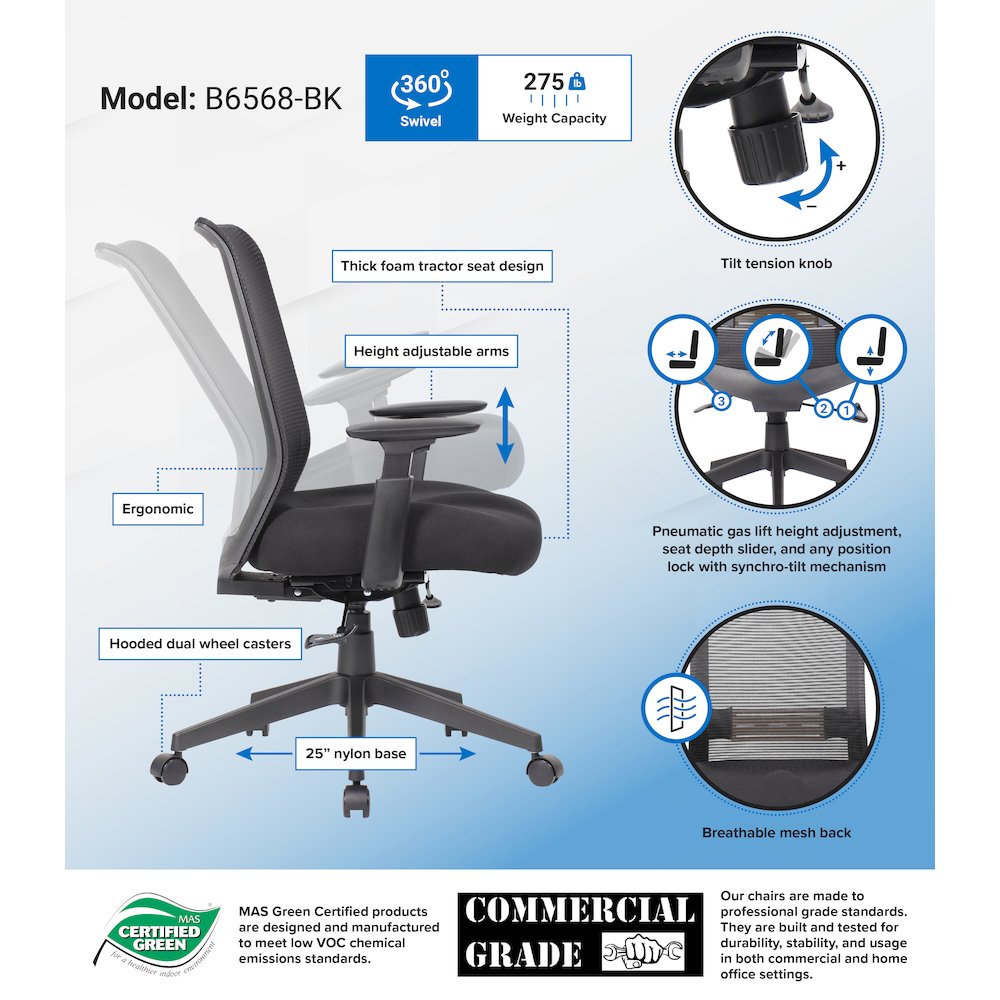 Boss Mesh Task Chair. Picture 7
