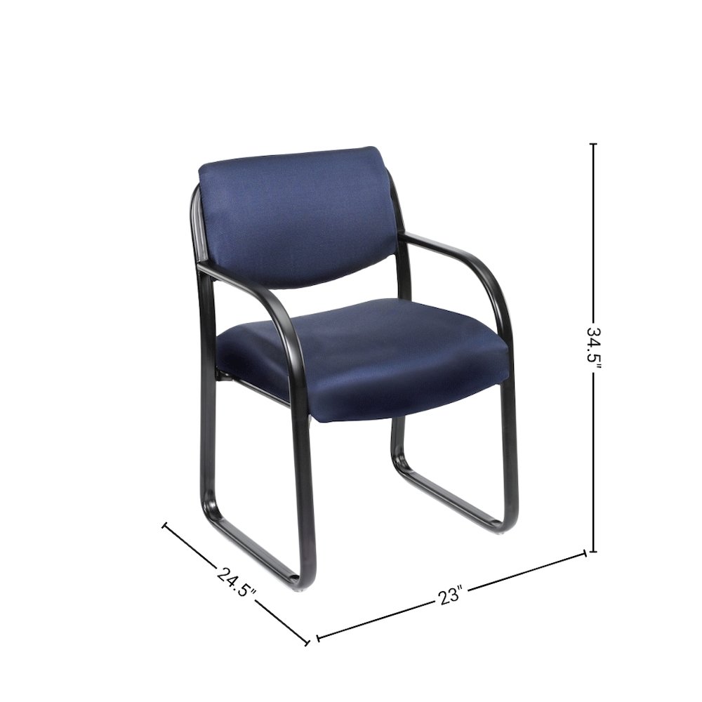 Blue Arm Chair For Reception, Waiting Room Chairs, Lobby Or Office Seating. Picture 5