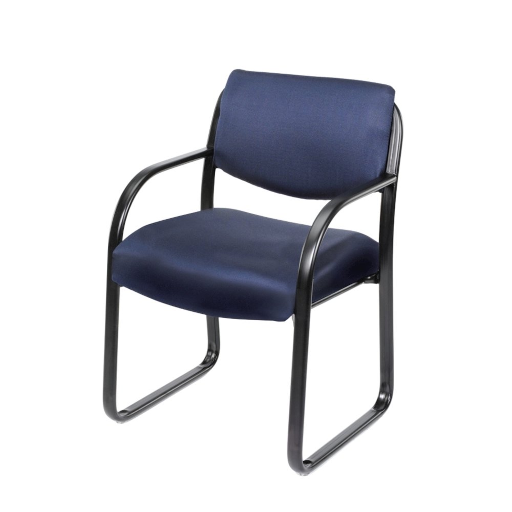 Blue Arm Chair For Reception, Waiting Room Chairs, Lobby Or Office Seating. Picture 4