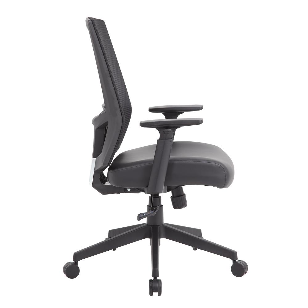 Boss Black Mesh Back Chair. Picture 2
