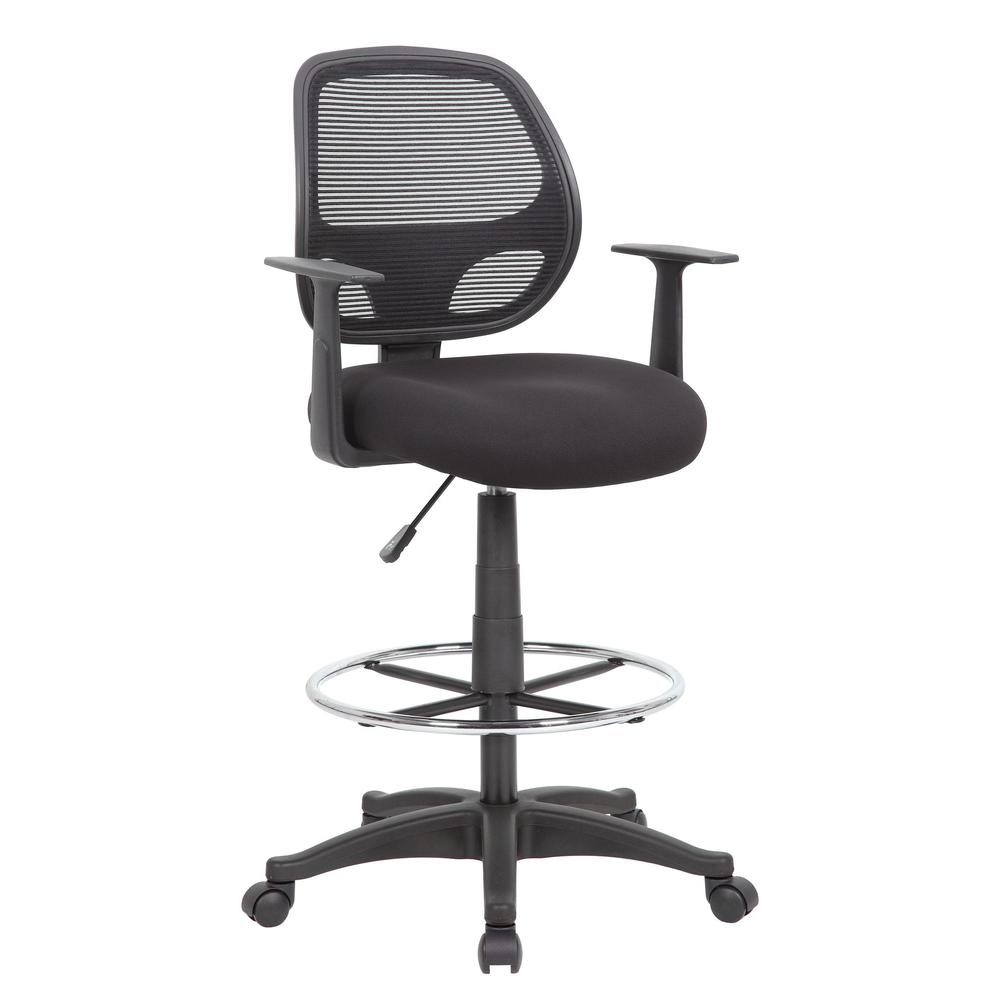 Boss Commercial Grade Mesh Stool W/ T-Arms. Picture 1