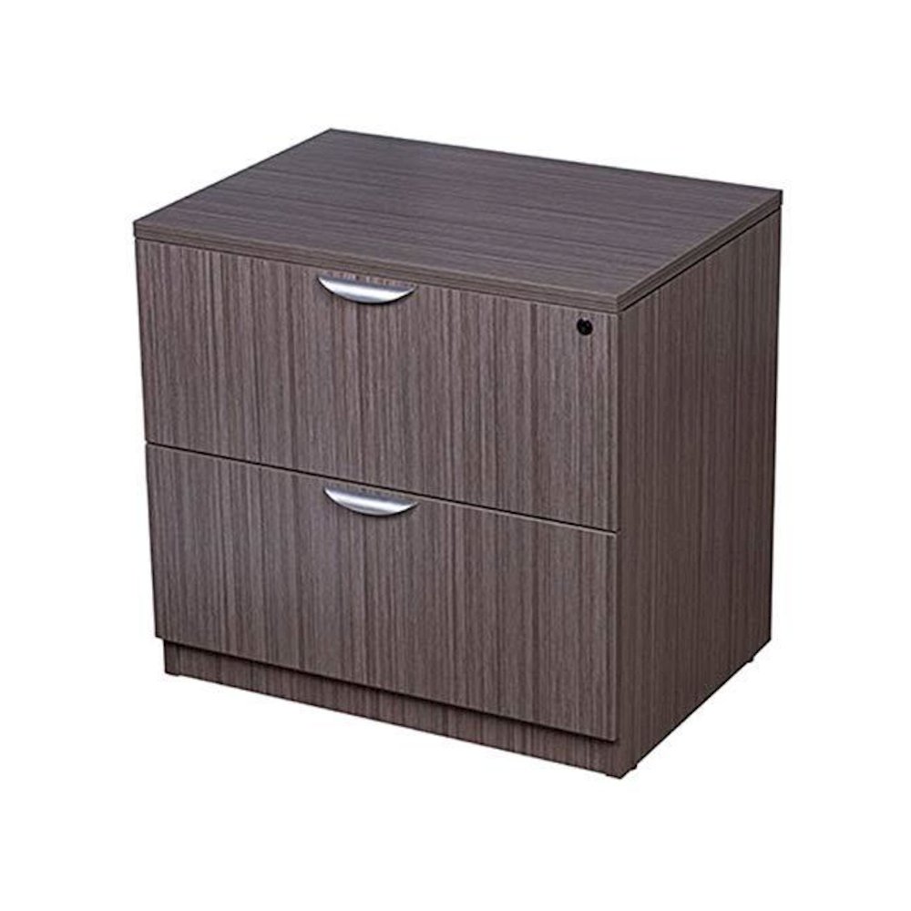 Boss 2-Drawer Lateral File, Driftwood. Picture 1